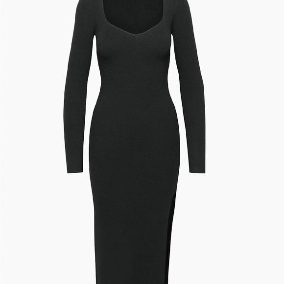 Aritzia Wilfred Tuscany Maxi Dress in Black - Picture 1 of 5